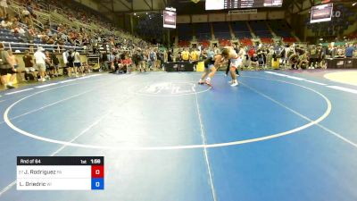 215 lbs Rnd Of 64 - Josiah Rodriguez, PA vs Luke Driedric, WI