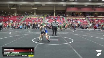 76 lbs Semifinal - Reese Essig, EXCELSIOR SPRINGS vs Sydney Lawrence, Winfield Youth Wrestling Club