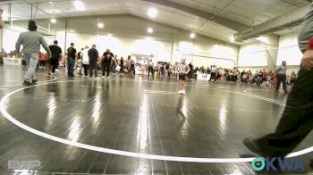 41-45 lbs Rr Rnd 2 - Dilynn Burch, Team Tulsa Wrestling Club vs Rory Rice, Coweta Tiger Wrestling