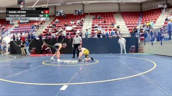 113 lbs Cons. Round 2 - Daniel Peters, New Albany High School vs Cole Galland, Hernando