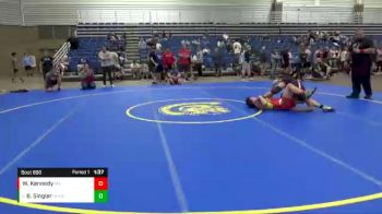 163 lbs Cons. Round 3 - Brady Singler, Oak Hills High School vs William Kennedy, Midwest RTC