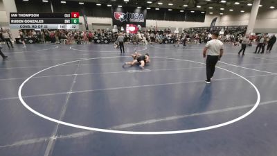 144 lbs Cons. Rd Of 32 - Ian Thompson, California vs Ruben Gonzales, Silverback Wrestling Club