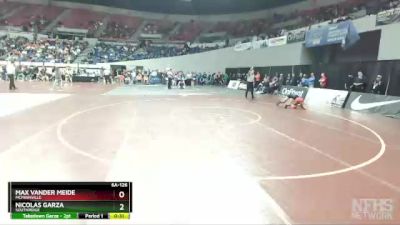 6A-126 lbs Cons. Round 5 - Max Vander Meide, McMinnville vs Nicolas Garza, Southridge