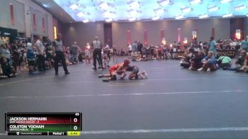 65 lbs Round 3 (4 Team) - Jackson Hermann, East Kansas Eagles vs Colston Yocham, Untouchables