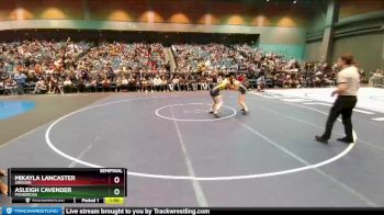 152 lbs Semifinal - Mikayla Lancaster, Gregori vs Asleigh Cavender, Ponderosa