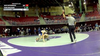 126 lbs Round 3 (4 Team) - Kade Mulligan, Lincoln East vs Jack Hutchinson, Manhattan HS