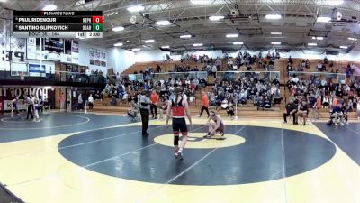 144 lbs Quarterfinal - Santino Slipkovich, Boardman vs Paul Ridenour, New Philadelphia