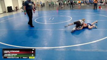 88 lbs Semis (4 Team) - Lenox Citrowske, Canby vs Jakobie Byram, Maple River/USC