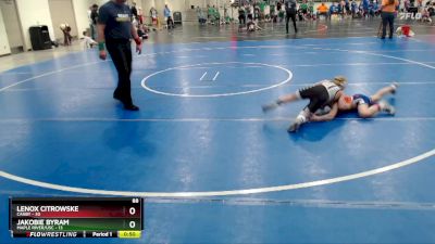 88 lbs Semis (4 Team) - Lenox Citrowske, Canby vs Jakobie Byram, Maple River/USC