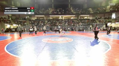 74-80 lbs Rr Rnd 1 - Liberty OQuinn, Morris Fitness Wrestling Club vs Brynlee Dupree, The Chicken Coop Wrestling Club