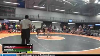 182 lbs Placement Matches (16 Team) - Josh Lange, The MF Purge Black vs Logan Heckert, Mid TN Maulers