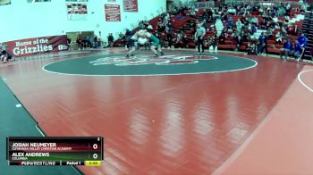 215 lbs Round 6 - Alex Andrews, Columbia vs Josiah Neumeyer, Cuyahoga Valley Christian Academy
