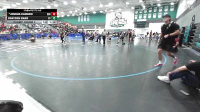 113 lbs Champ. Round 2 - Brayden Barr, Paloma Valley vs Joshua Caicedo, Corona Senior