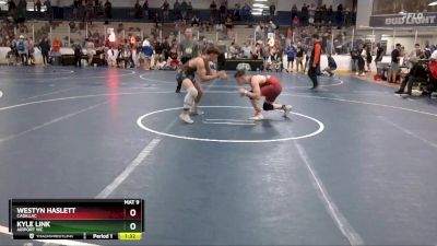 140 lbs Cons. Round 4 - Kyle Link, Airport WC vs Westyn Haslett, Cadillac