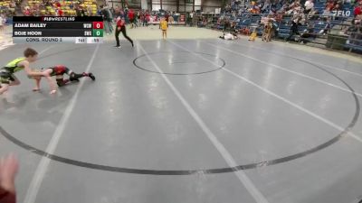 55 lbs Cons. Round 2 - Boje Hoon, Sidney Wrestling Club vs Adam Bailey, Watford City Wolves