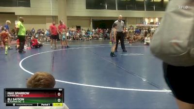 60 lbs Round 4 (8 Team) - Eli Sayson, Blackman WC vs Max Sparrow, Elevate WC