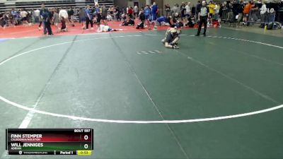 80 lbs Cons. Round 3 - Will Jenniges, Adrian vs Finn Stemper, Caledonia/Houston