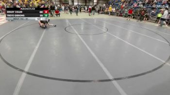 95 lbs Quarterfinal - Grady Coles, Gorilla Wrestling Club vs Treye Gibbons, Crawford