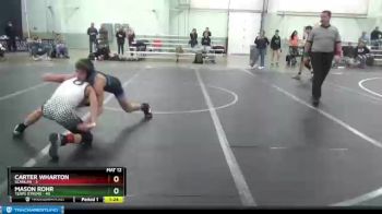 105 lbs Finals (2 Team) - Carter Wharton, Scanlan vs Mason Rohr, Terps Xtreme
