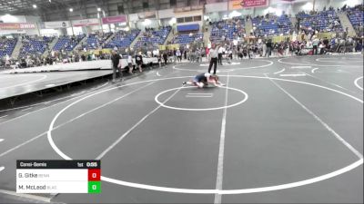 100 lbs Consolation - Gregory Gitke, Bennett Wrestling Club vs Magnus McLeod, Black Fox Wrestling Academy