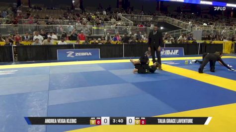 Talia Grace Laventure vs Andrea Veiga Klebic 2025 Pan Kids Jiu-Jitsu IBJJF Championship