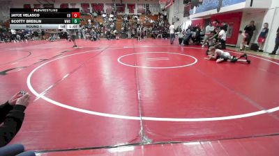 68-75 lbs Round 1 - Jayce Velasco, Church Boyz vs Scotty Breslin, Wrightwood Wrestling Club