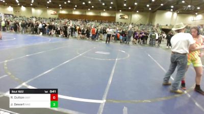 123 lbs Consi Of 8 #1 - Rex Dutton, Eastern Sierra vs Jadyn Dewart, Raider WC