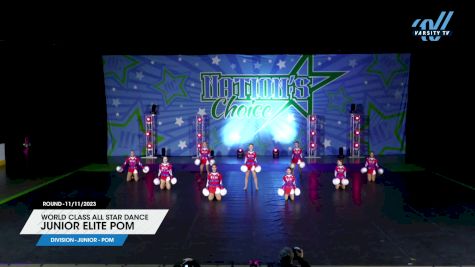 World Class All Star Dance - Junior Elite Pom [2023 Junior - Pom 11/11/2023] 2023 Nation's Choice Dance Grand Championship & Cheer Showdown