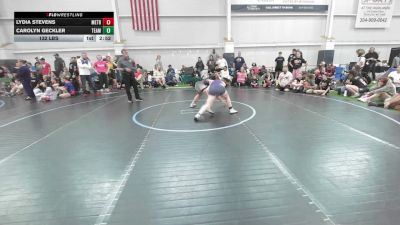 132 lbs Round Robin 4 - Lydia Stevens, Metro All-Stars - G vs Carolyn Geckler, Team Ohio - G