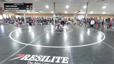 90 lbs Quarterfinal - Seth Sterling, Jim Thorpe vs Oliver Walburn, Turbotville