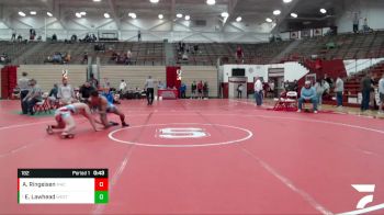 182 lbs 5th Place Match - Evan Lawhead, Hamilton Southeastern vs Austin Ringeisen, Maconaquah