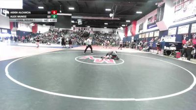 106 lbs Cons. Round 1 - Alex Munoz, Covina vs Aiden Alcancia, Troy