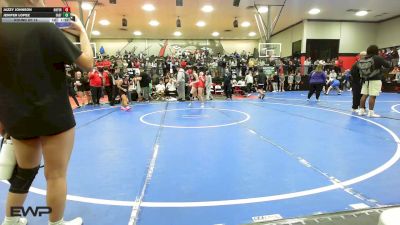 120 lbs Round Of 16 - Jazzy Johnson, Kiefer High School vs Jenifer Lopez, East Central HS