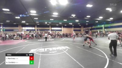 130 lbs Consi Of 32 #2 - Iris Martinez, DUB Wrestling vs Abigail Cordero, Silverback WC