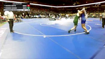 144 Class 3 lbs Champ. Round 1 - Dominic Eakins, DeSoto vs Takoda Gritts, Marshfield