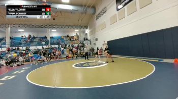 125 lbs Semifinal - Vada Schmidt, Lovell vs Ella Yildirim, Shoshoni