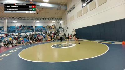 125 lbs Semifinal - Vada Schmidt, Lovell vs Ella Yildirim, Shoshoni