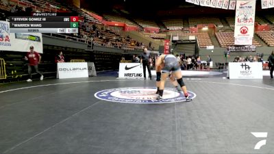 Cadet Boys Upper - 215 lbs Semis - Warren Wang vs Steven Gomez III, Granite Wrestling Club