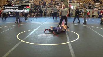 65 lbs Cons. Round 5 - Brody Bogart C3, Diamond Wrestling Academy vs Jaxon Hasley SE-, Warren Youth Wrestling Club