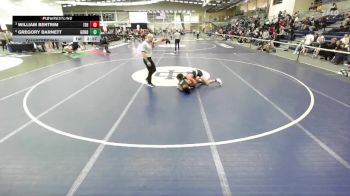 149 lbs Quarterfinal - William Bentrim, Ithaca vs Gregory Barnett, Greensboro