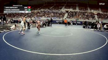 157-D1 5th Place Match - Jake Jampolsky, Mountain View (Mesa) High School vs Rafael Rodriguez, Queen Creek High School