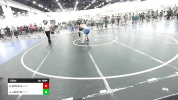 175 lbs Consi Of 8 #1 - Adan Saldana, Mantanona TC vs Jesiah Zacarias, Hyperbolic