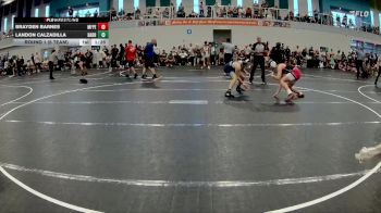 140 lbs Round 1 (6 Team) - Brayden Barnes, MF Purge Elite vs Landon Calzadilla, Team Barracuda