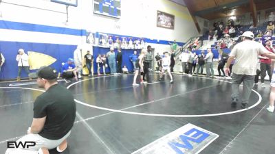 90 lbs Rr Rnd 3 - Bandy Johnson, Checotah Matcats vs Deagen Martinez, Berryhill Wrestling Club