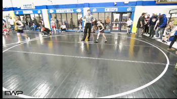 64 lbs 3rd Place - Ajae Carwile, Pin-King All Stars vs Kaiden Candy, Sperry Wrestling Club