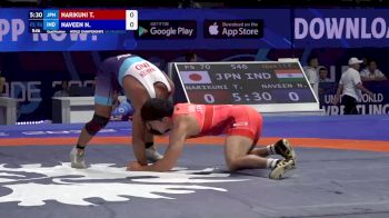 70 kg Qualif. - Taishi Narikuni, Japan vs Naveen Naveen, India