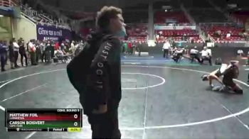 138 lbs Cons. Round 5 - Matthew Foil, Lumberton vs Carson Boisvert, Cape Fear