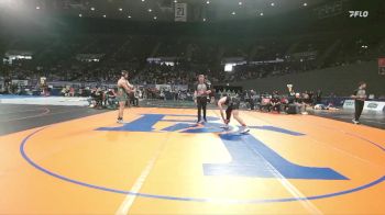 4A Boys 175 lbs Champ. Round 1 - Vance Nelson, Pendleton Boys vs Teegan Tice, Marshfield Boys