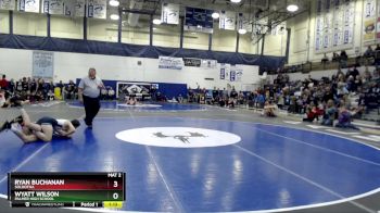 119 lbs Semifinal - Ryan Buchanan, Soldotna vs Wyatt Wilson, Palmer High School