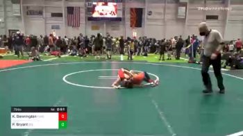 73 lbs Consolation - Kolby Dennington, Tracy WC vs Peter Bryant, Stillwater Area